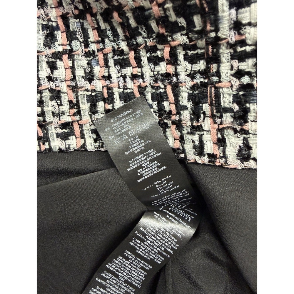 Self-Portrait Paillette Embellished Bouclé Tweed Mini Dress.Multicolor.Sz 4.NWT - Picture 11 of 15